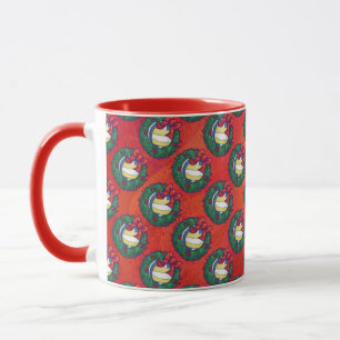 Mug Noël de volley-ball