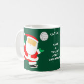 Mug Noël de volley-ball (Devant gauche)