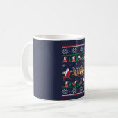 Mug Noël de yoga (Devant gauche)