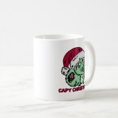Mug Noël de Zombie Capybara (Devant droit)