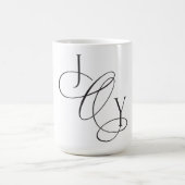 Mug Noël d'élégance À feuillage persistant enchantée (Centre)