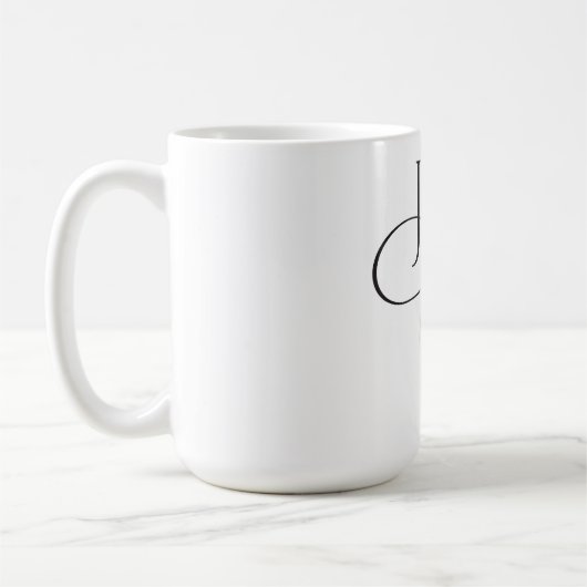 Mug Noël d'élégance À feuillage persistant enchantée (Gauche)