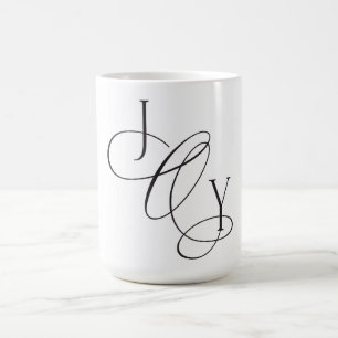 Mug Noël d'élégance À feuillage persistant enchantée