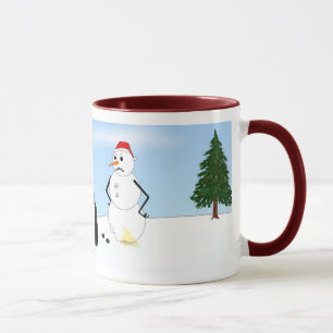 Mug Noël d'épagneul de springer anglais