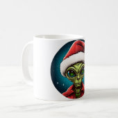 Mug Noël des Aliens (Devant gauche)