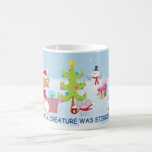 Mug Noël des animaux (Centre)