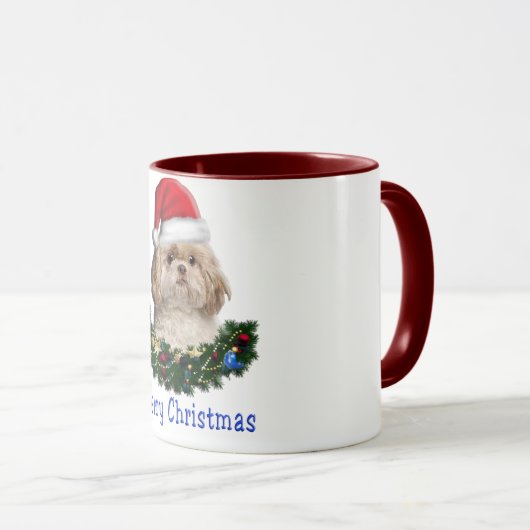 Mug Noël des animaux (Devant droit)