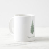 Mug Noël des arbres boisés (Devant gauche)