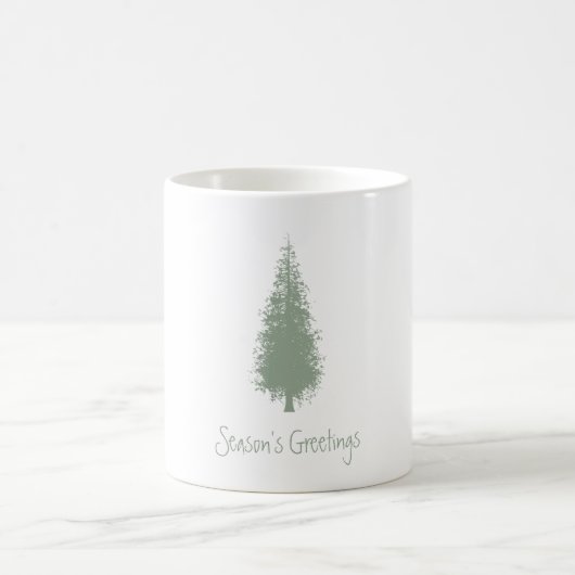 Mug Noël des arbres boisés (Centre)