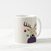Mug Noël des cerfs (Devant droit)