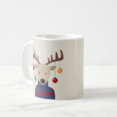 Mug Noël des cerfs (Devant gauche)