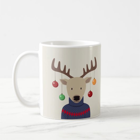 Mug Noël des cerfs (Gauche)