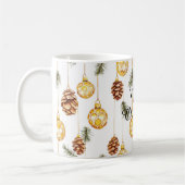 Mug Noël des cônes de pin de miel (Gauche)