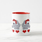 Mug Noël des éléphants (Centre)