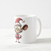 Mug Noël des fourmis (Devant droit)