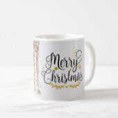 Mug Noël des Jambes de girafe amusantes (Devant droit)