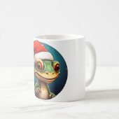 Mug Noël des lézards (Devant droit)