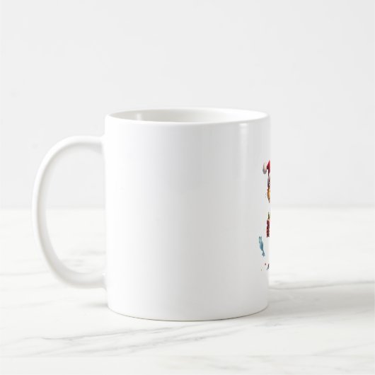 Mug Noël des libellules confortables (Gauche)