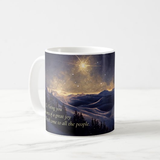Mug Noël des montagnes (Devant gauche)
