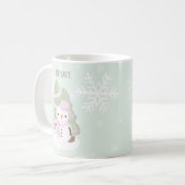Mug Noël des motoneiges (Devant gauche)