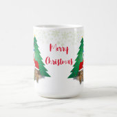 Mug Noël des motoneiges et des chats (Centre)