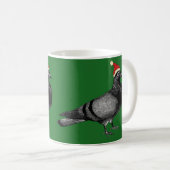 Mug noël des pigeons (Devant droit)