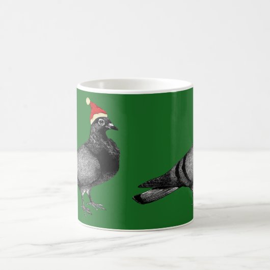 Mug noël des pigeons (Centre)