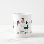 Mug Noël des pingouins dansants (Centre)