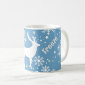 Mug Noël des snowflèches (Devant droit)