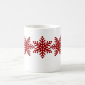 Mug Noël des snowflèches modernes (Centre)