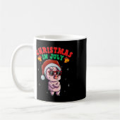 Mug Noël d'été en juillet 1 (Gauche)