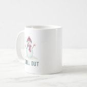 Mug Noël d'hiver de style vintage (Devant gauche)