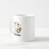 Mug Noël d'oie Noël Lumière Noël Joyeux Goosmas Drôle (Devant gauche)