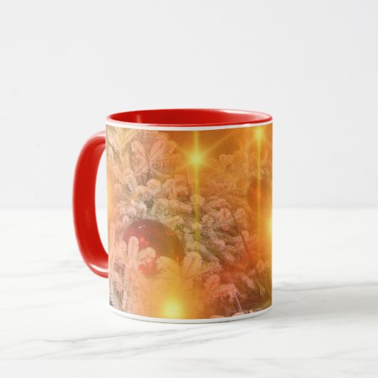 Mug Noël doré (Devant gauche)