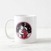 Mug Noël Double B Père Noël Ours Jouer Jazz Musicia (Gauche)