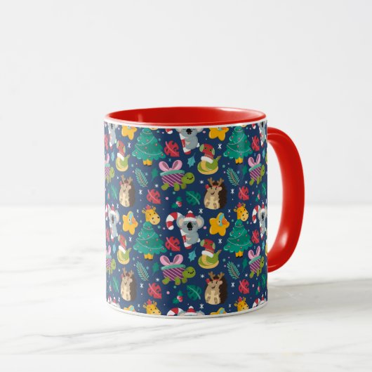 Mug Noël drôle (Devant droit)