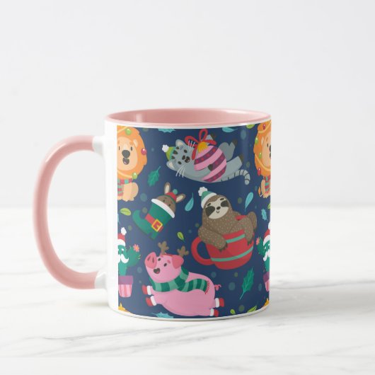 Mug Noël drôle (Gauche)