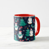 Mug Noël drôle (Devant droit)