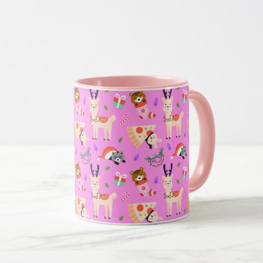 Mug Noël drôle (Devant droit)