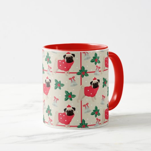 Mug Noël drôle (Devant droit)