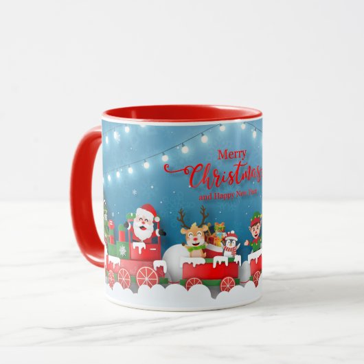 Mug Noël drôle (Devant gauche)