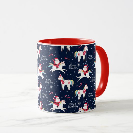 Mug Noël drôle (Devant droit)