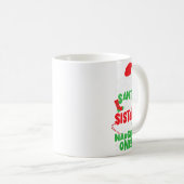 Mug Noël Drôle Cher Père Noël Ma Soeur La Mauvaise O (Devant droit)