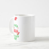 Mug Noël Drôle Cher Père Noël Ma Soeur La Mauvaise O (Devant gauche)