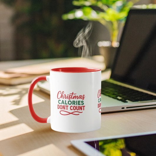 Mug Noël drôle de citation régime