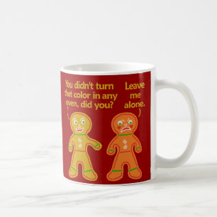 Mug Noël drôle de Tan de faux de pain d'épice