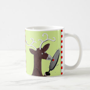 Mug Noël drôle du Badminton