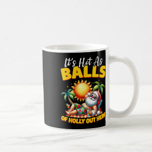 Mug Noël drôle en juillet Hawaii Père Noël Plage Été