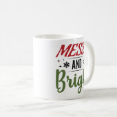 Mug Noël drôle et désordonné (Devant droit)