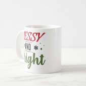 Mug Noël drôle et désordonné (Devant gauche)